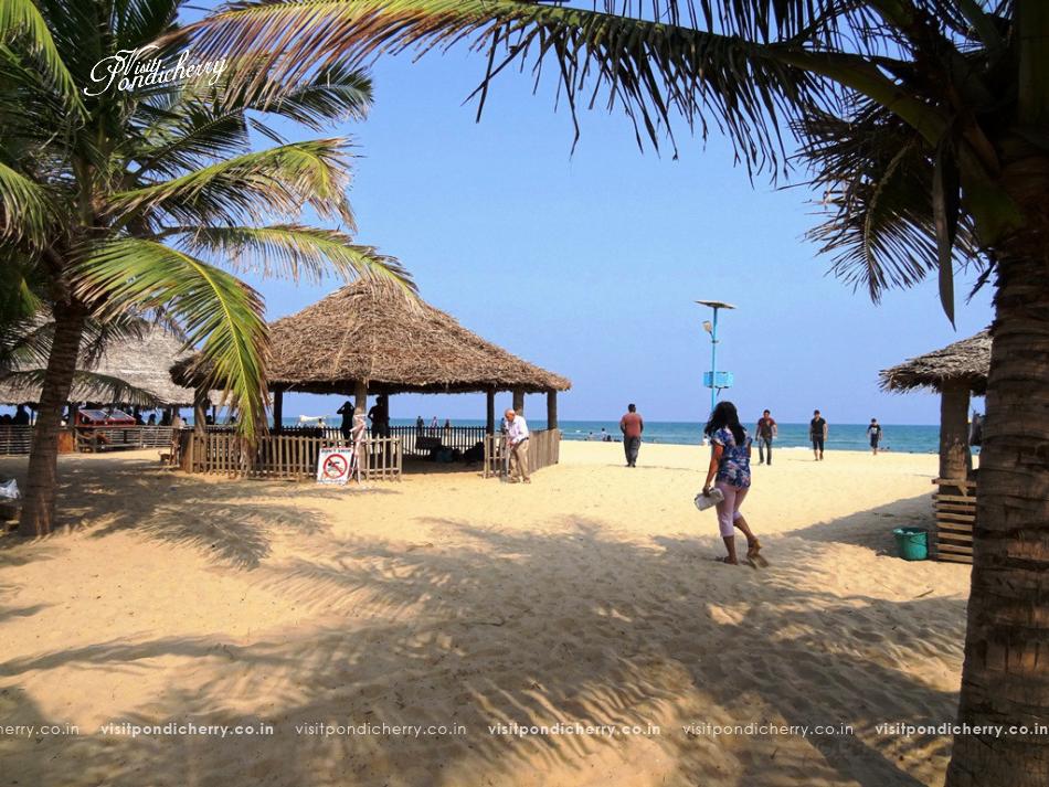 Paradise Beach Pondicherry scenic beach with boat access