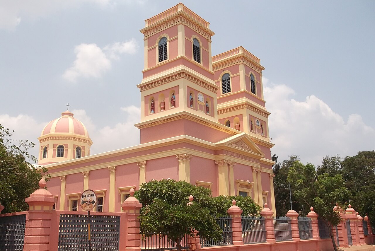 Our Lady of Angels Church Pondicherry French style church in White Town