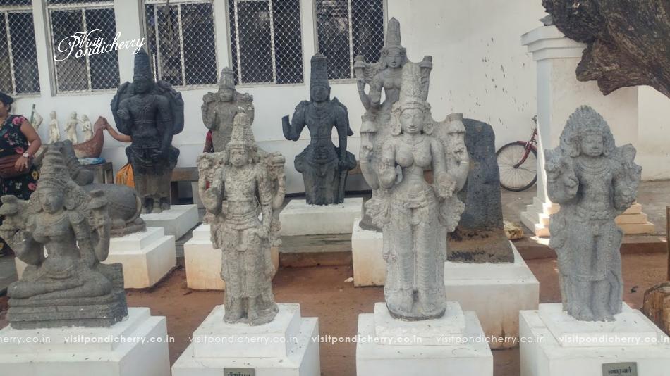 Puducherry Museum heritage building with historical artifacts