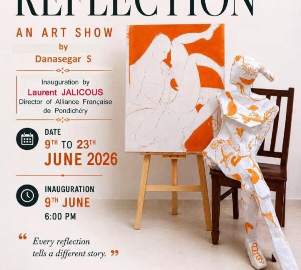 Art Exhibition by Mr. Danasegar at Alliance Française de Pondichéry